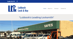 Desktop Screenshot of lubbocklockandkey.com